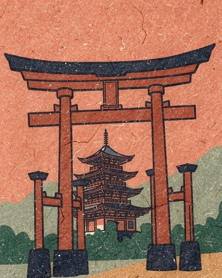 Illustration dessinée : Japon